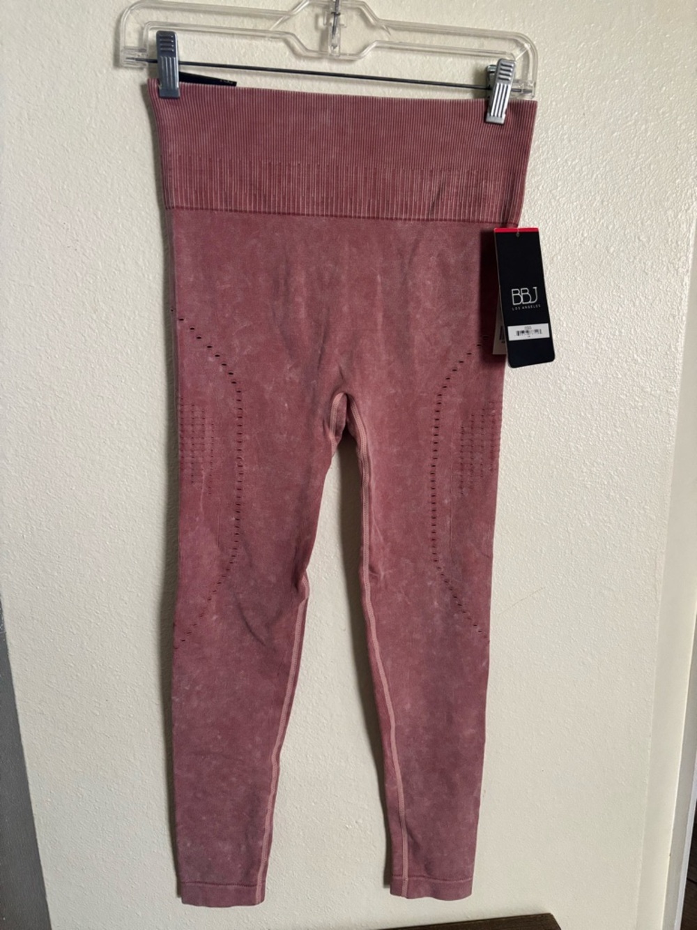 NWT BBJ Boom Boom Jeans Seamless High-Waist Leggings in Rosebud Small S